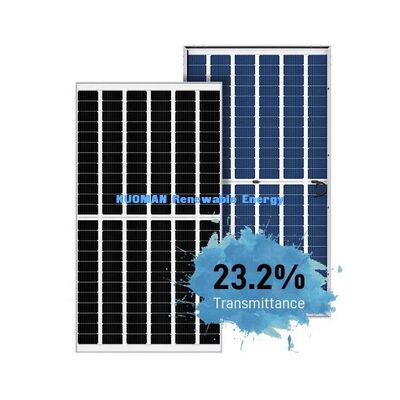ফ্রেমহীন গ্লাস 540W 550W Mono Perc সৌর প্যানেল