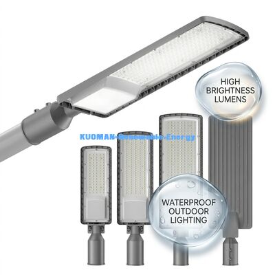 50W-200W সৌর LED স্ট্রিট লাইট আউটডোর আইপি 66 ওয়াটারপ্রুফ 50000 ঘন্টা জীবনকাল পার্কিং লট এবং হাইওয়ে জন্য