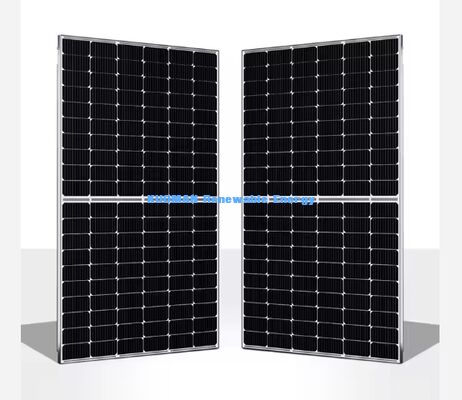 লিনিয়ার পাওয়ার আউটপুট ওয়ারেন্টি 25 বছরের 550W মনোক্রিস্টালাইন সোলার প্যানেল হাফ কাট সেল ডিজাইন সহ