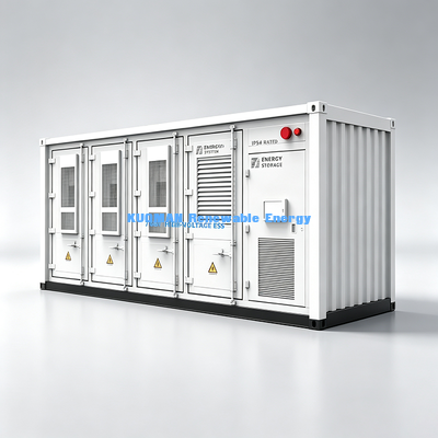500kWh/1MWh/2MWh কন্টেইনার ESS ব্যাটারি স্টোরেজ 24/7 রিমোট মনিটরিং এনার্জি ইউনিট