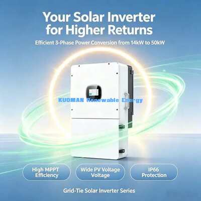 350A সর্বোচ্চ চার্জিং ডিসচার্জিং বর্তমান 18kW 3 ফেজ হাইব্রিড সৌর ব্যাটারি ইনভার্টার