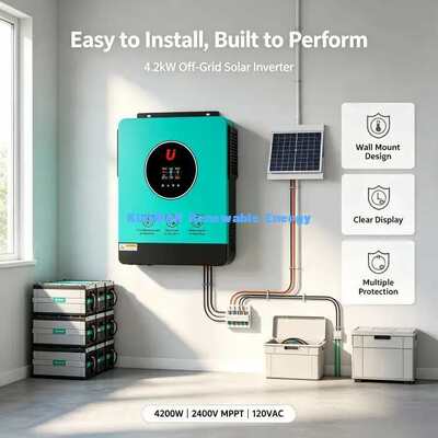 BSSI-V-GN4200 4200W হাইব্রিড সোলার ইনভার্টার অফ-গ্রিড এবং গ্রিড-টাই ডুয়াল মোড