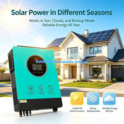 অফ গ্রিড গ্রিড-টাই 8.2kW সৌর ইনভার্টার হোম আবাসিক সৌর শক্তি সঞ্চয় জন্য