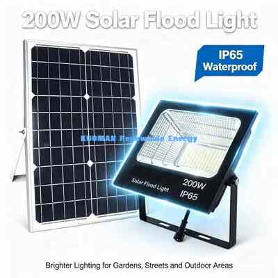 50W-2000W সামঞ্জস্যযোগ্য সৌর বন্যা হালকা বহিরঙ্গন গতি অপশনাল ওয়াল ল্যাম্প