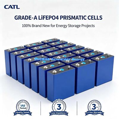 3.2V 100Ah Lifepo4 প্রিজম্যাটিক লিথিয়াম-আয়ন সেল, সম্পূর্ণ ইতিবাচক-নেগেটিভ টার্মিনাল, সৌর শক্তি সঞ্চয় ব্যাটারি সেল