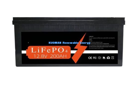 12V 200Ah LiFePO4 গভীর চক্র ব্যাটারি 8000 চক্র এবং শক্তি সঞ্চয় করার জন্য 10 বছরের ওয়ারেন্টি