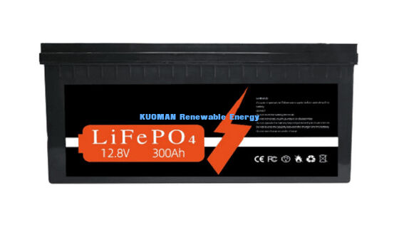 কাস্টমাইজড 12V 300Ah লিথিয়াম ব্যাটারি 3840Wh শক্তি এবং 8000 চক্র জীবন শক্তি সঞ্চয় জন্য