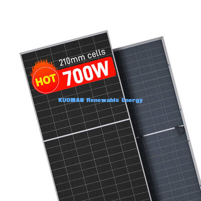 700W মনোক্রিস্টালাইন সোলার প্যানেল IP65 ওয়েদার রেজিস্ট্যান্ট PV মডিউল 1722x1134x30mm