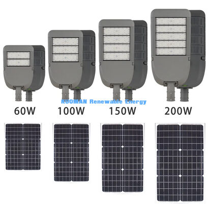 আউটডোর আইপি৬৫ ওয়াটারপ্রুফ ৫০ ওয়াট সোলার স্ট্রিট ল্যাম্প স্প্লিট সোলার স্ট্রিট লাইট