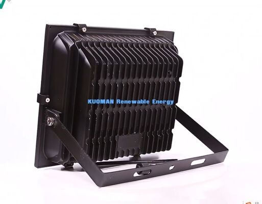 120Lm/W উচ্চ লুমেন সোলার ফ্লাড লাইট IP65 ওয়াটারপ্রুফ এবং আউটডোর পার্কিংয়ের জন্য 50W-300W আউটপুট সহ