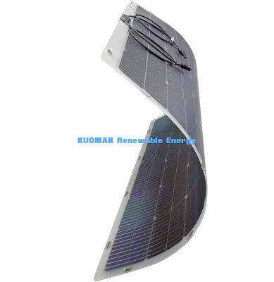 আইপি 67 ওয়াটারপ্রুফ 200W পাওয়ার আউটপুট 360 ° বন্ডেবল নমনীয় দ্বি-মুখী সৌর প্যানেলের জন্য আরভি হোম এবং ভ্রমণ