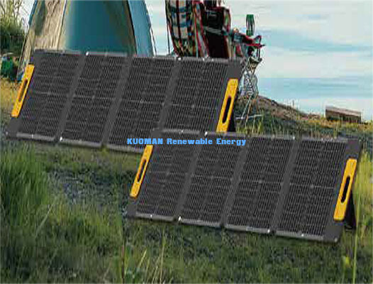 IP68 ওয়াটারপ্রুফ 100W ম্যাক্স পাওয়ার ভাঁজযোগ্য সৌর প্যানেল ফোন এবং আইপ্যাডের জন্য পোর্টেবল সৌর চার্জার