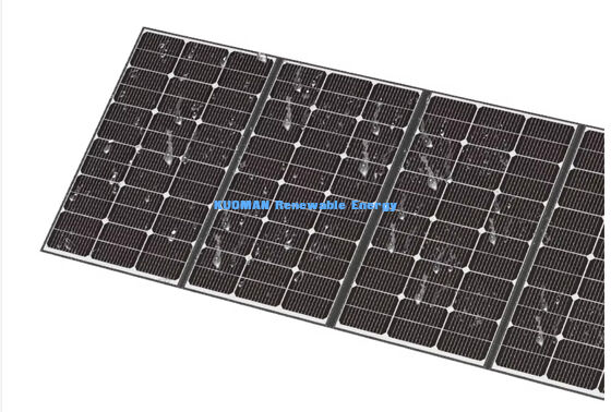 আউটডোর ক্যাম্পিংয়ের জন্য 400W পোর্টেবল সোলার প্যানেল ভাঁজযোগ্য আইপি 68 ওয়াটারপ্রুফ সোলার চার্জার