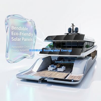 800W ফ্লেক্সিবল সোলার প্যানেল IP68 ওয়াটারপ্রুফ এবং 360 ডিগ্রি বেন্ডেবল সহ ছাদ আরভি মেরিনের জন্য