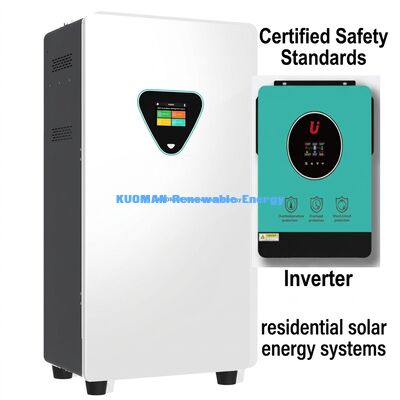 51.2V 300Ah সৌর হাইব্রিড LiFePO4 ব্যাটারি সিস্টেম অফল-গ্রিড হোম এনার্জি স্টোরেজ জন্য 6000 চক্র সঙ্গে