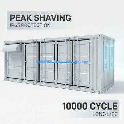 আইপি৫৪ রেটেড বাণিজ্যিক ইএসএস উন্নত বিএমএস এবং শিল্প ব্যাটারি স্টোরেজের জন্য তাপীয় ব্যবস্থাপনা সহ