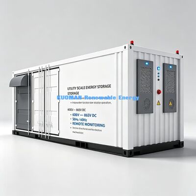 IP54 Outdoor Container Energy Storage 500kW 2h Full Power Discharge Industrial Solar Battery Storage Unit