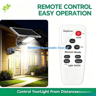 IP65 জলরোধী সৌর রাস্তার আলো PIR মোশন সেন্সর অটো অন অফ আউটডোর গার্ডেন লাইট