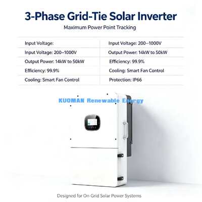 Parallel 1-9 Units Three Phase Hybrid Solar Inverter Home Commercial Off Grid System