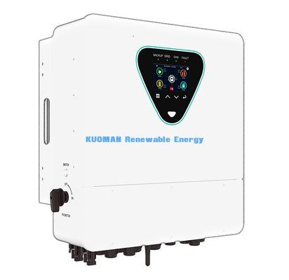 98% High Efficiency 6KW Hybrid Solar Inverter 50-450VDC PV Input IP65 Rated