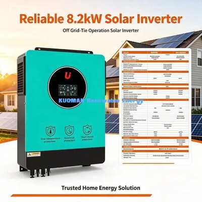 8200W হাইব্রিড সোলার ইনভার্টার সার্জ পাওয়ার 16400W 50/60Hz অটো ফ্রিকোয়েন্সি অ্যাডাপ্ট