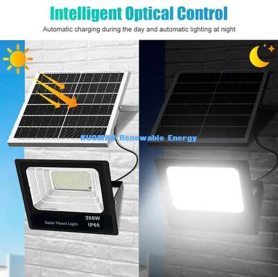 Commercial Grade Solar Flood Light for Villa Courtyard Road Outdoor Lighting