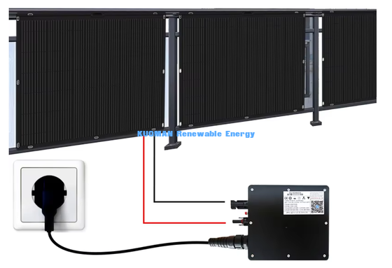 50W উচ্চ রূপান্তর নমনীয় সৌর প্যানেল, 360° বাঁক-প্রতিরোধী সৌর চার্জার বাঁকা পৃষ্ঠ এবং অফ-গ্রিড লাইভিং জন্য