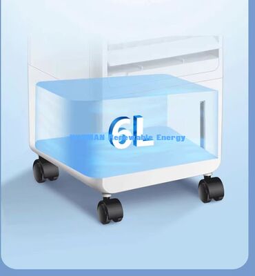 Evaporative Air Cooler with Ice Boxes, Mobile Cooling Fan Humidifier for Hot Dry Climate